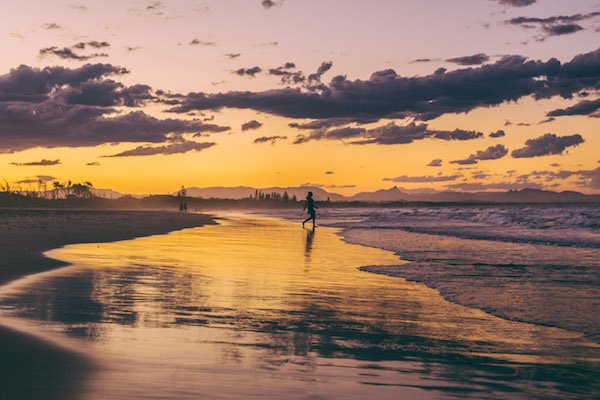 Byron Bay sunset beach view things to do in australia