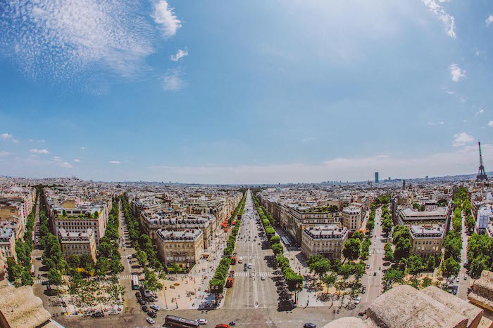 Just a pano of Paris from the Arch de triomphe (NE)