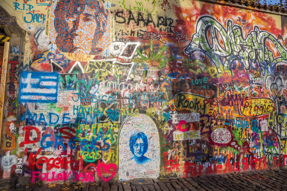 Prague John Lennon Wall things to do europe twenties