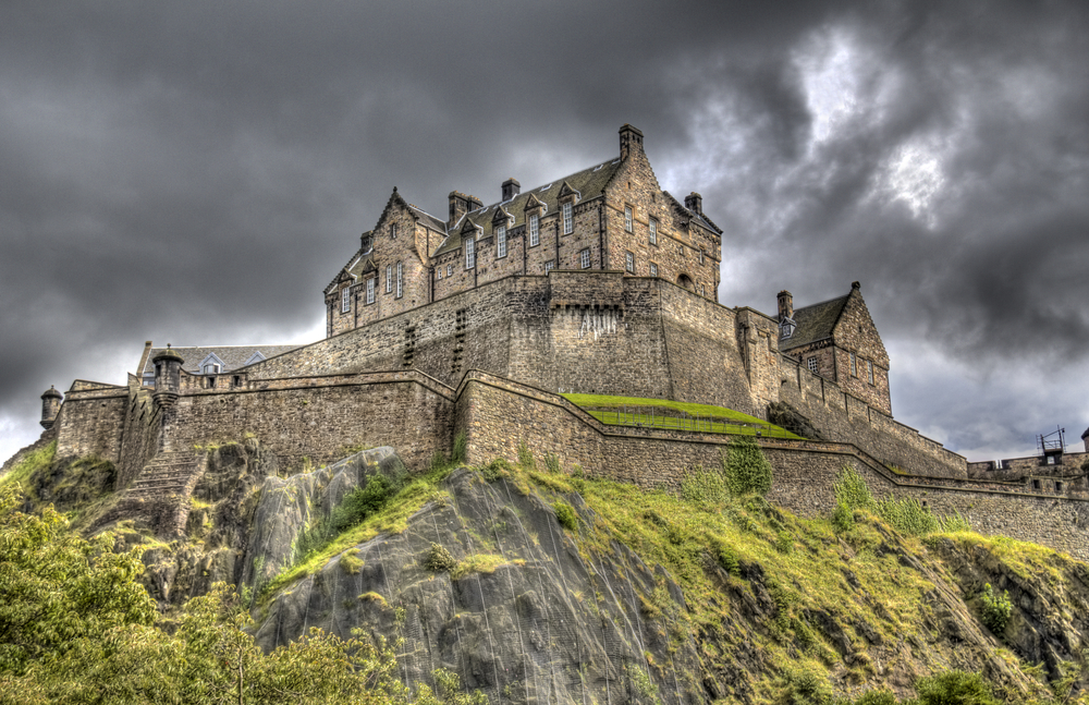 most haunted places in europe edinburgh castle scotland united kingdom 