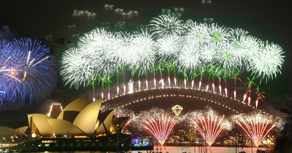 Sydney Australia places to celebrate new year's eve harbour