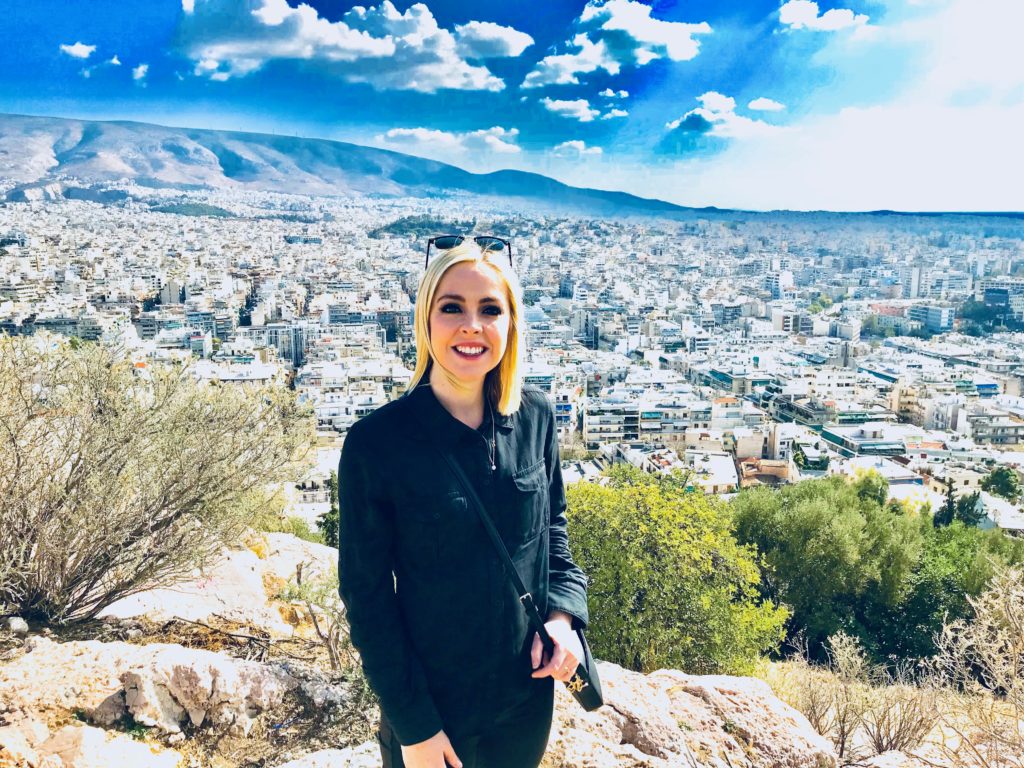 Katie Clift Athens moving to Greece