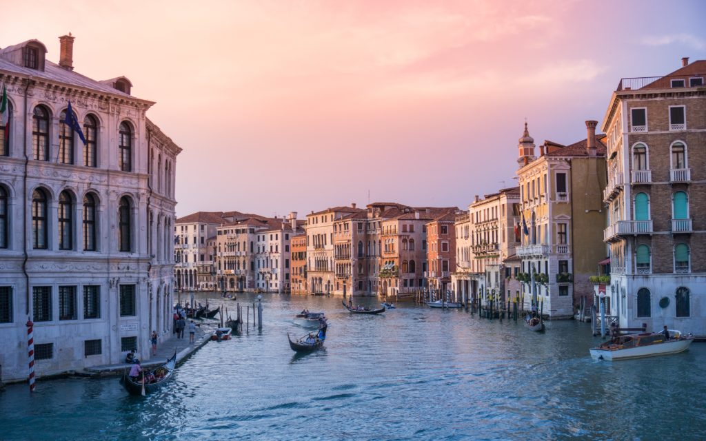 Venice Italy sunset fall in love with europe valentine's day
