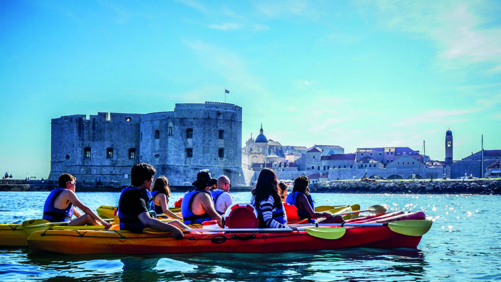 Croatia kayak dubrovnik city walls game of thrones Europe summer holidays