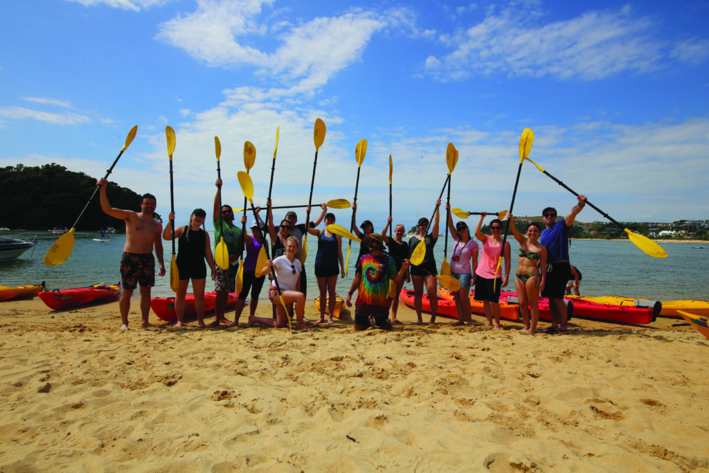 abel tasman national park group kayaking things to do in australia and new zealand