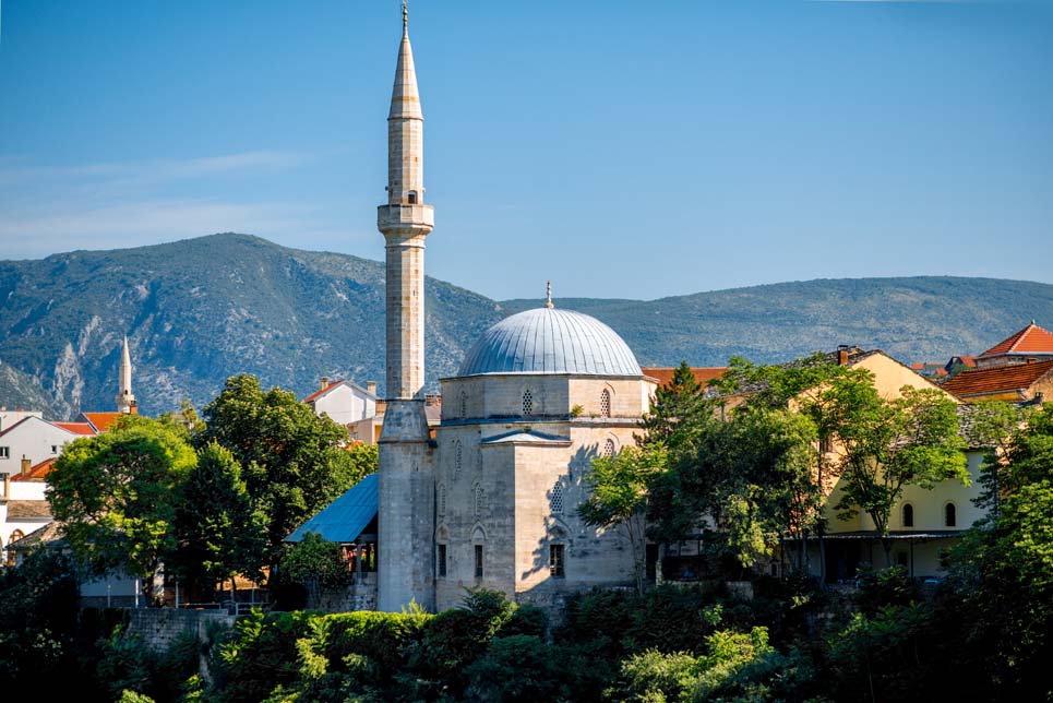 mostar, bosnia and herzegovina, mosque
