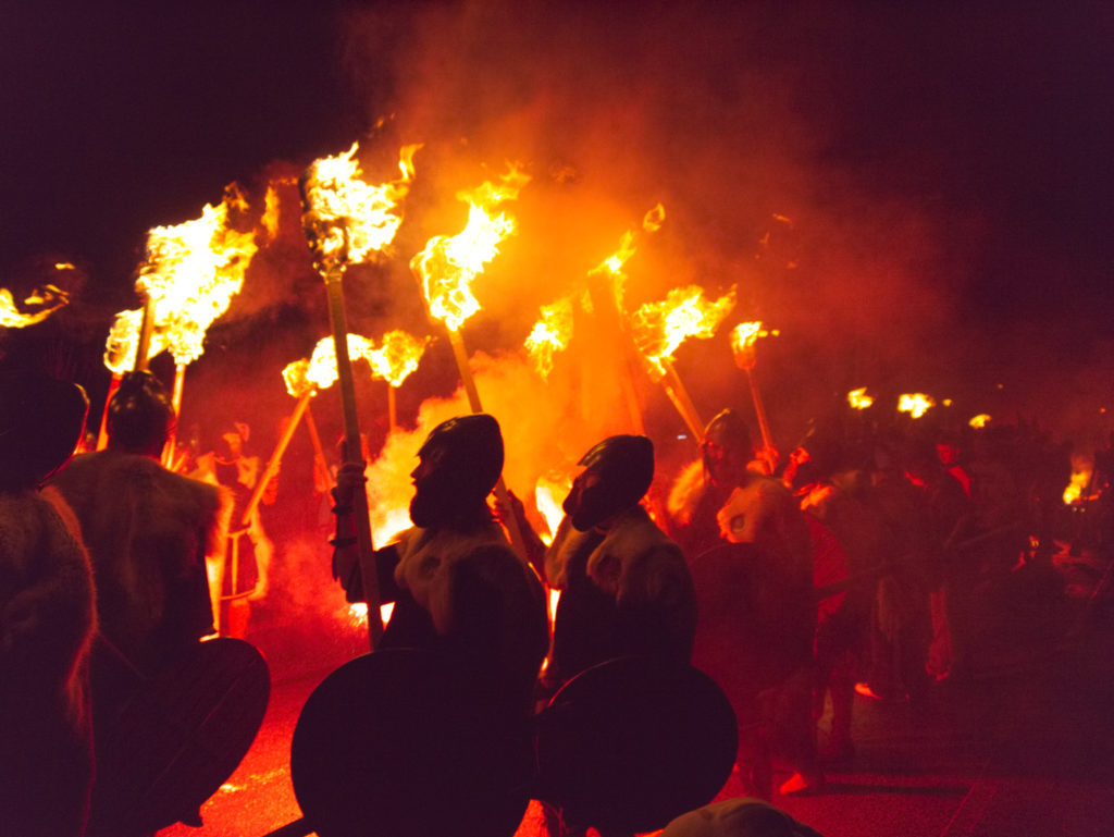 Up Helly Aa in Scotland