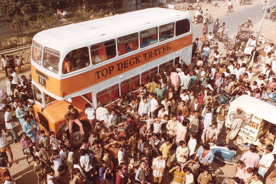 top deck travel bus