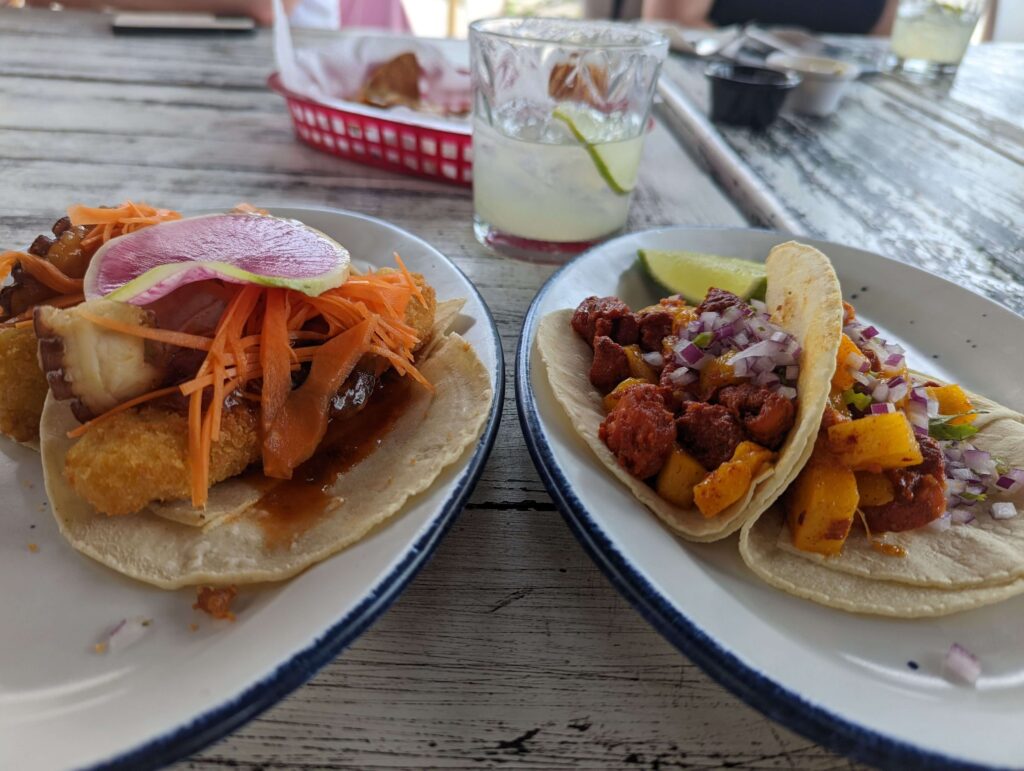 Mexican tacos in Isla Holbox